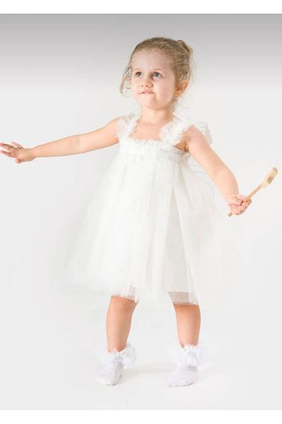 Kokosh kidss Baby Girl Dress - Special Day with Wings and Lining