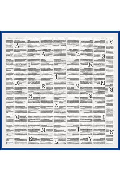 Armine Μεταξωτό κασκόλ 8942d (δικλίδιο)