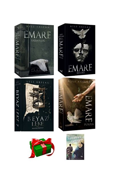 İndigo Kitap Emare Serisi Maske, Sarmaşık, Pusula ve Beyaz Leke Aslı Arslan S...