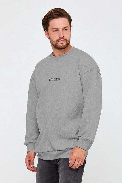 OFFSIDESIGN Φούτερ Brooklyn με εκτύπωση Unisex Oversize - Στρογγυλή λαιμόκοψη, Άνετος ύφασμα