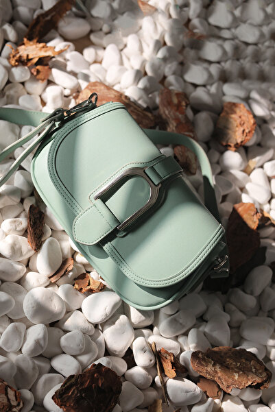 Rimense Γυναικεία τσάντα Mint Green - Ρυθμιζόμενα λουριά και φόδρα