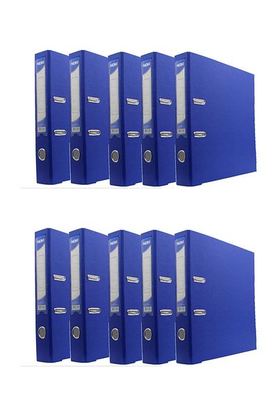 Noki Folder îngust din plastic (56412-130) Albastru Pachet 10