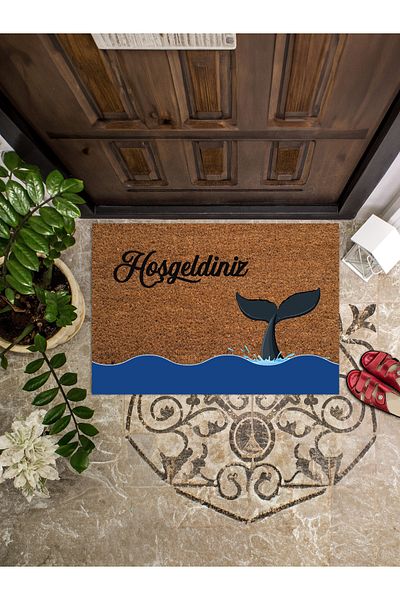 Viadela Welcome Fish Figure Mat - 45x65
