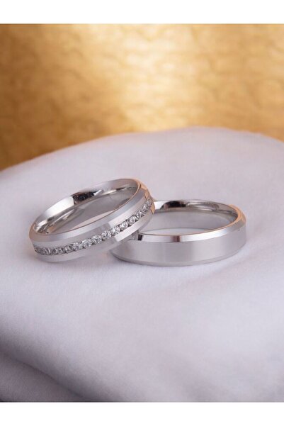 Alyans Gümüş Evi 5 Mm Alyans