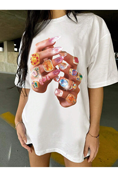 Jose Clothing Μπλουζάκι Oversize με στάμπα από οργανικό βαμβάκι