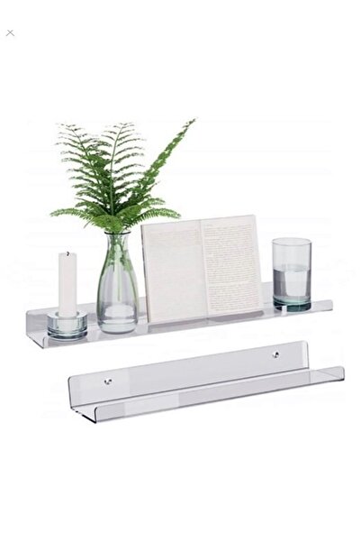 SeHa Design Seha Pleksi Akrilik Raf 5 Mm Şeffaf 60 Cm X 15 Cm 1 Adet