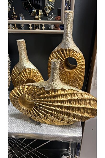 RAY TİCARET Dekoratif Üçlü Set Obje