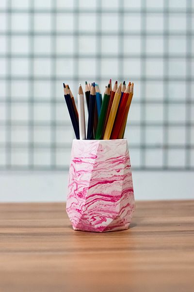 PAYATASARIM Concrete Office set - Cactus with Pen Holder, Flower Pot Note Holder and Notepad
