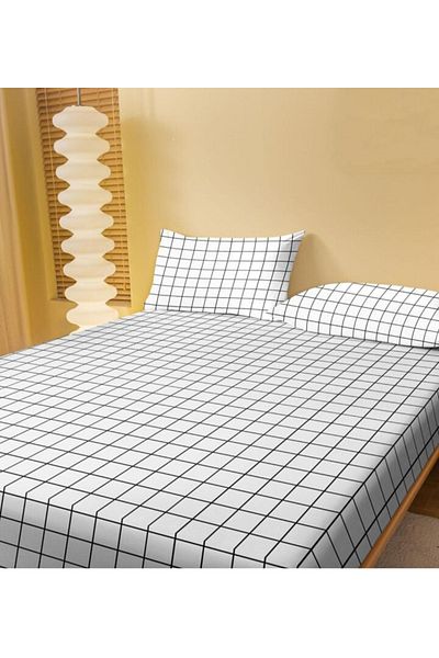 Totem Totemhome Ranforce Elastic Checkered Sheet Set