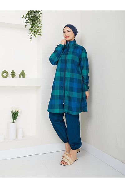 ENDYMION Balloon Leg Full Hijab Swimsuit