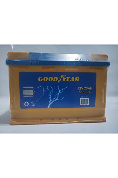 Goodyear Akü 12v 75ah 6500cca Tam Kapalı (278X175X190)
