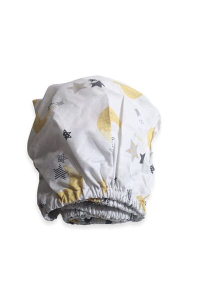 Bebek Özel ملاءة جاهزة للأطفال والرضع مصنوعة من القطن بنسبة 100% من Yellow Crescent Star - 100x160