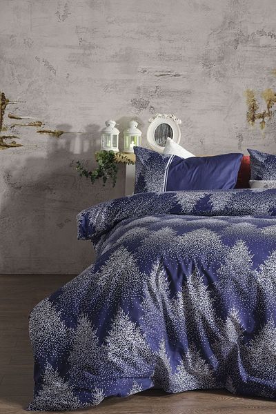 Doqu Home طقم غطاء لحاف فردي باللون الأزرق الداكن من Ranforce