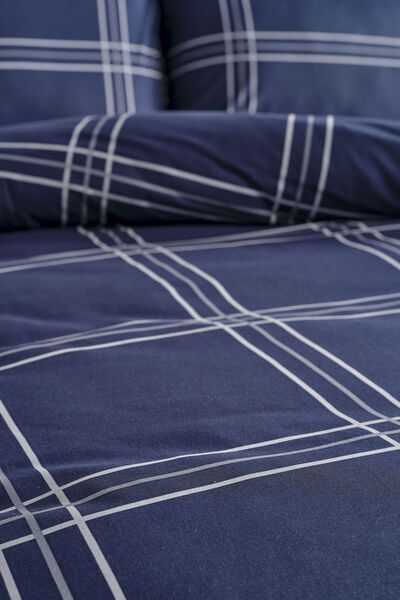 Doqu Home Ranforce Navy Double Duvet Cover Set - Navy Blue