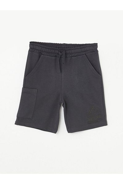 LC Waikiki Boy's Shorts - Elastic Waist and Printed