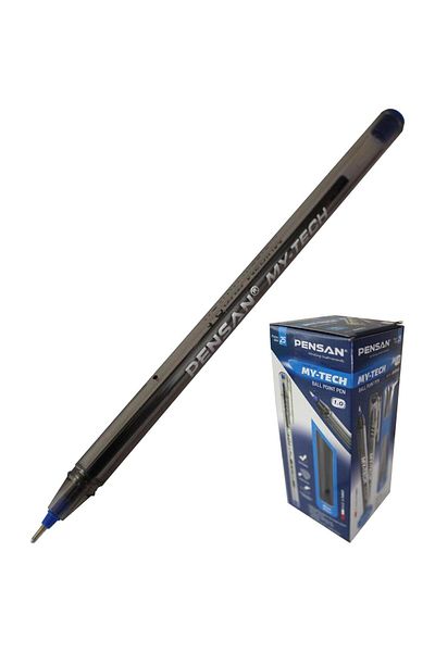 Pensan Ballpoint Pen My-tech 1.0 Mm Needle Tip Blue 2250