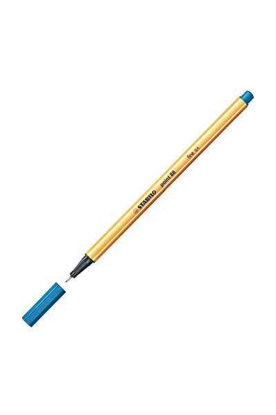 Stabilo Felt Tip Thin Pen 88 Point 0.4 Mm Blue 88/32 (PACK OF 10)