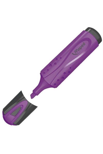 Maped Fluo Pep's - Purple Highlighter Pointing Pen (Pack of 12)