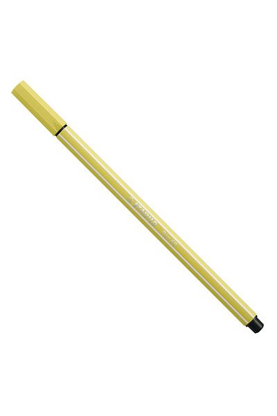 Stabilo Pen 68 Felted Paint Pen Mustard Yellow 68/67 (PACK OF 10)