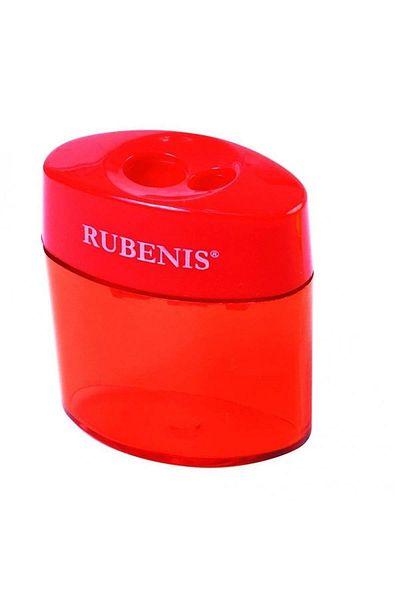 Rubenis مبراة أقلام إليبس بفتحة مزدوجة، ألوان مختلطة (عبوة مكونة من 24 قطعة)
