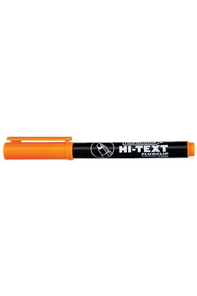 Hi-Text Highlighter Orange Pen Type Highlighter (PACK OF 20)