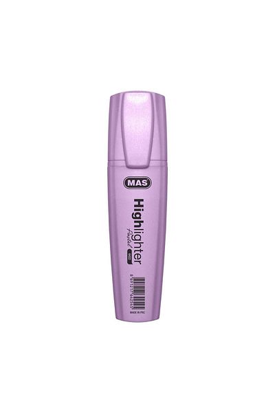 Mas Highlighter Pencil Pastel Purple Highlighter Marker (PACK OF 12)