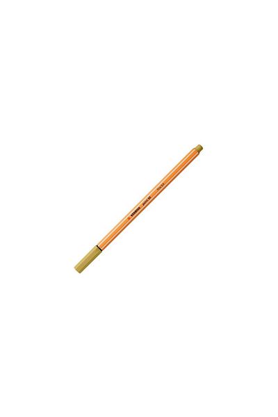 Stabilo 0.4 Mm Light Khaki Fineliner - 88 Point Fine Felt Tip Pen (PACK OF 10)