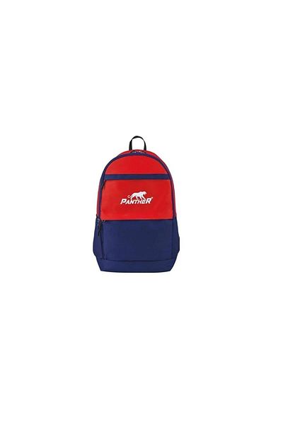 Panther Backpack Double Navy Blue Red School Backpack