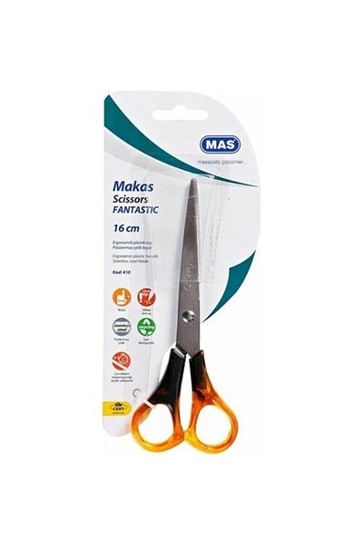 Mas Office Scissors Fantastic Stainless Steel 16 Cm Office Scissors