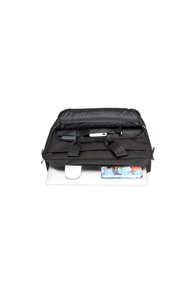 PLM Geantă neagră pentru laptop Spicee de 15,6 inchi - Protector pentru notebook