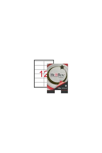 Herboy Laser Label 100 Sheets 105x46 Mm Laser Printer Label