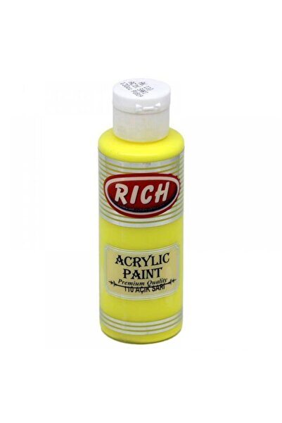 Rich Akrilik Boya Master 120 Cc Açık Sarı 110