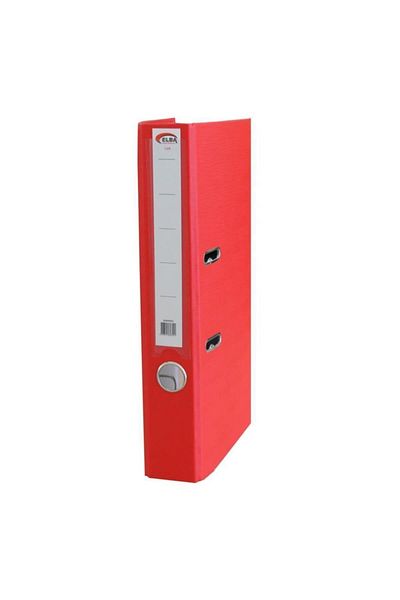 ELBA Narrow Red Luxury Plastic Folder