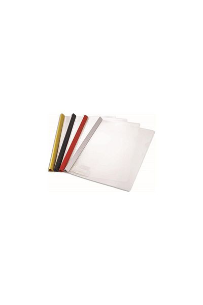 Comix 10 mm Matte Color Compression File Clip - Assorted Colors (Pack of 10)