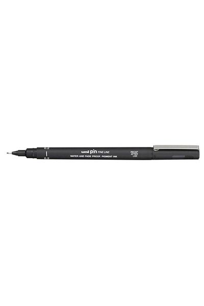 UNİ-BALL Uni-ball Technical Drawing Pen Acrylic Tip Fine Line Pin 0.2 Mm Black (PACK OF 12)