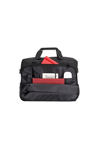 PLM Geanta neagra pentru laptop Tilya de 15,6 inchi - Protector pentru notebook