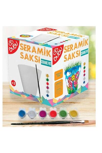 Bubu Bu-bu Seramik Saksı Boyama Seti
