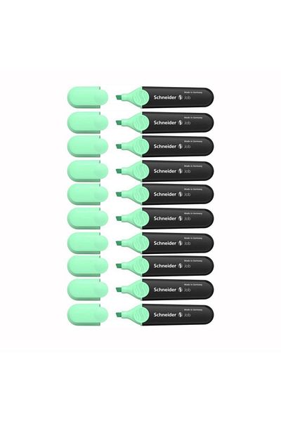 SCHNEIDER Job Highlighter Pastel Mint Green (Pack of 10)