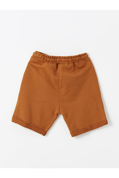 LC Waikiki Crew nyakú nyomott póló és rövidnadrág kisfiúknak - 2 db-os készlet