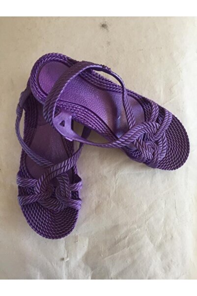 KAŞGAR М'які сандалі з візерунком на підошві, фіолетові, розмір 36