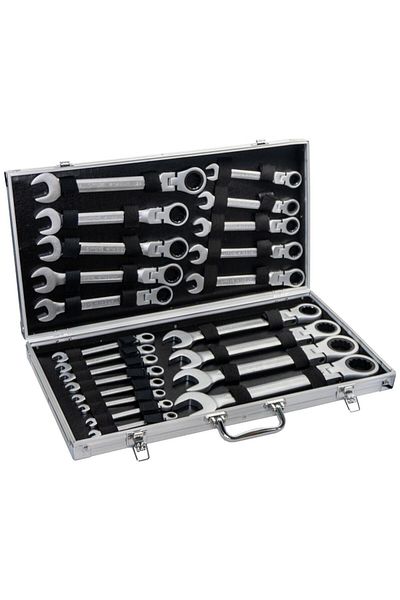 Titi 6201 Articulated - 72-Tooth Ratchet Combined Wrench Set 6-32mm 22 Pieces