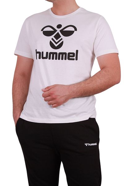 hummel Ανδρικό λευκό μπλουζάκι Hmlsenes - 922217-9003