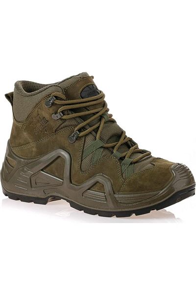 Scooter 1492 Αδιάβροχες μπότες από γνήσιο δέρμα Khaki Nubuck
