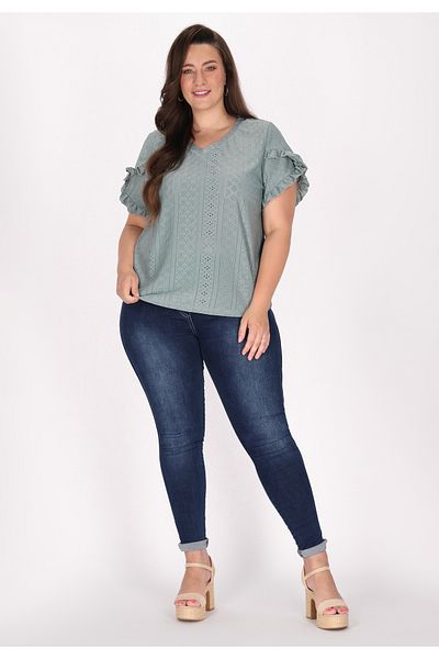 USHA Große Größen in Bluse