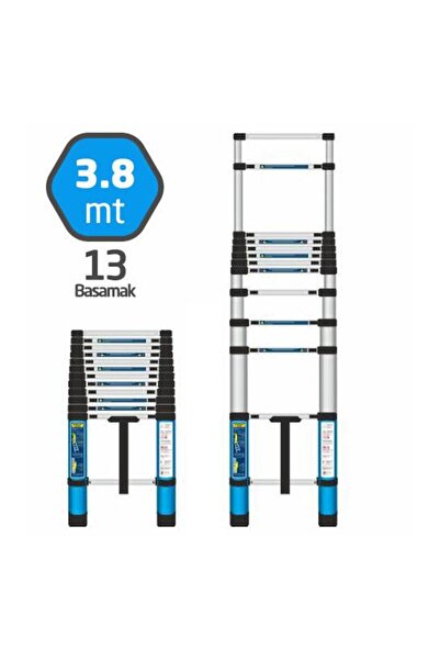 Genel Markalar 504322 Teleskopik Merdiven 13 Basamak 380 Cm