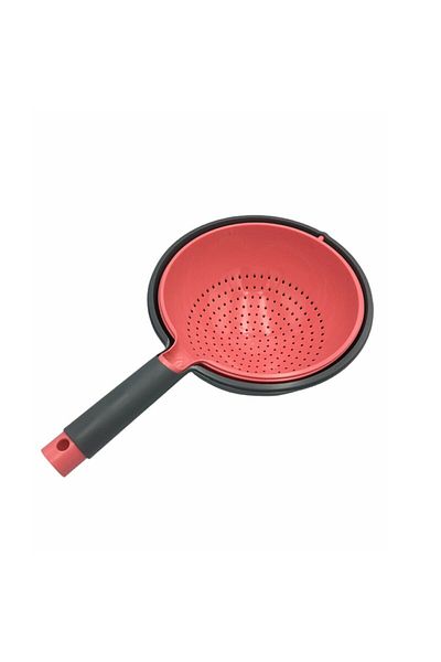 PERİBOİA Practical Double Layer 360 Degree Rotatable Strainer - With Chamber