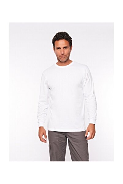 RELAXIA Ανδρικό μακρυμάνικο μπλουζάκι από χτενισμένο βαμβάκι