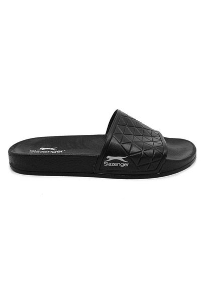 Slazenger Μαύρες ανδρικές παντόφλες Filanto - Άνετη και άνετη ορθοπεδική σόλα