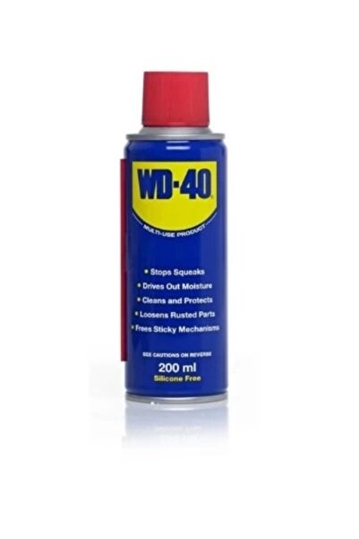 WD-40 Wd 40 Çok Amaçlı Pas Sökücü Yağlayıcı Sprey 200 Ml.