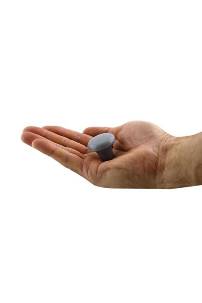 NZB Mobilya Düğme Sert Plastik Gri Dolap Mutfak Dolabı Çekmece Dolap Kapak Kulpu Kulbu Kulp
